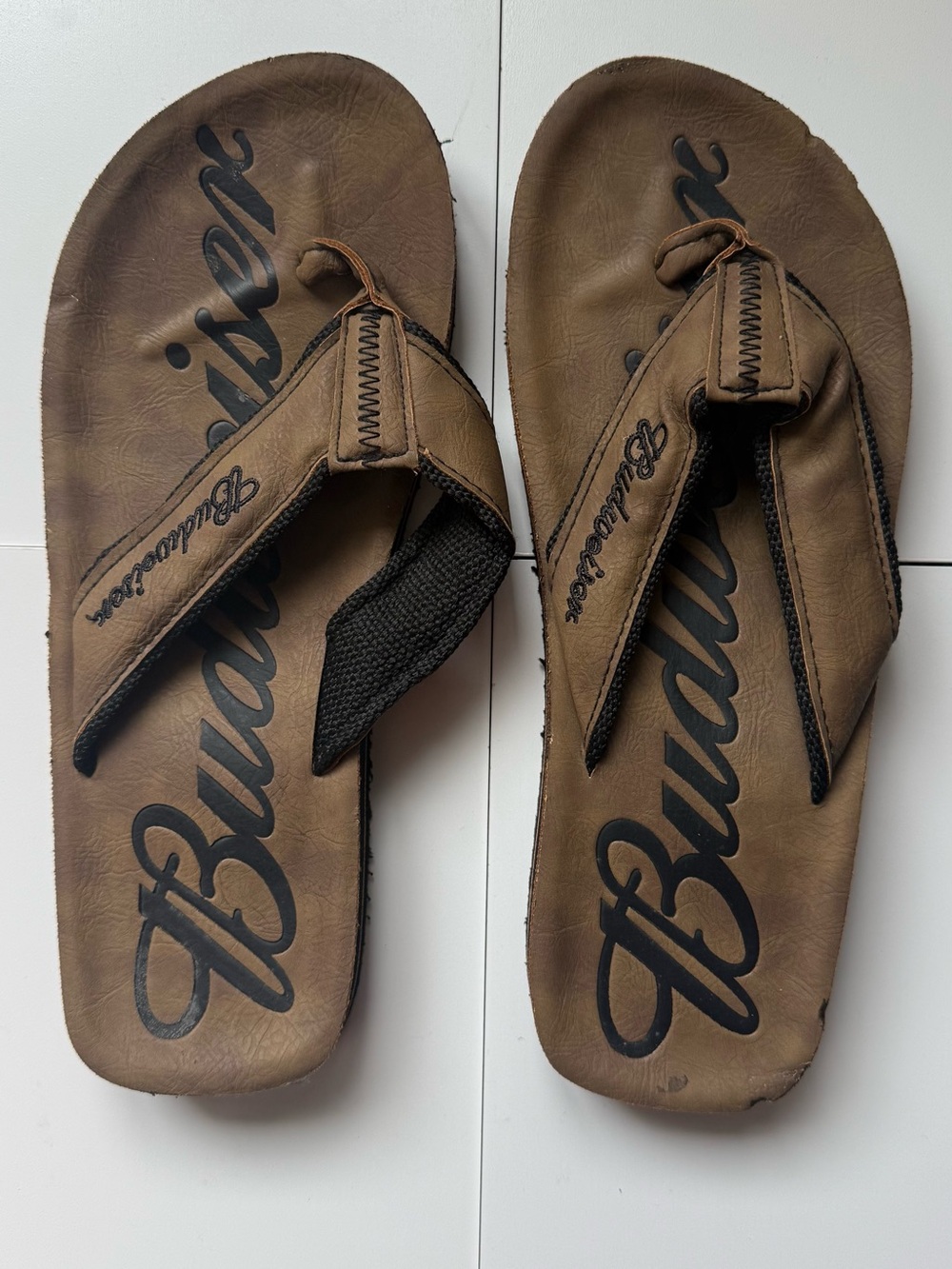 Budweiser Men's Sandals Flip Flops-SIZE 8/9